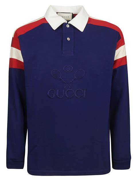 gucci polo sale|gucci long sleeve polo shirt.